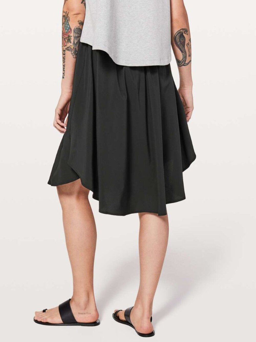 lululemon The Everyday Skirt Women’s 8 Black Swift Ultra Light - Picture 3 of 7